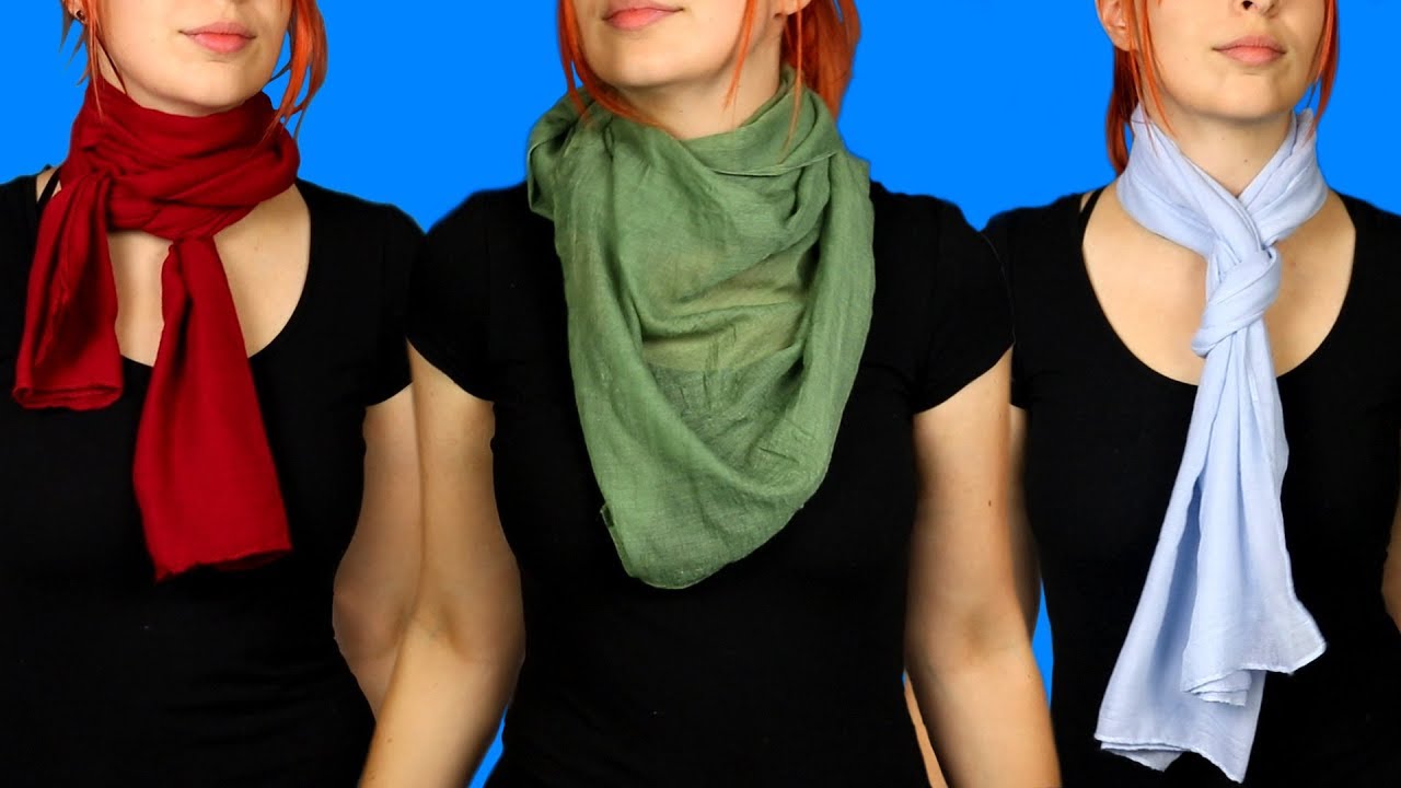 Changer de cou : voici 12 façons différentes d’enfiler son écharpe ou foulard