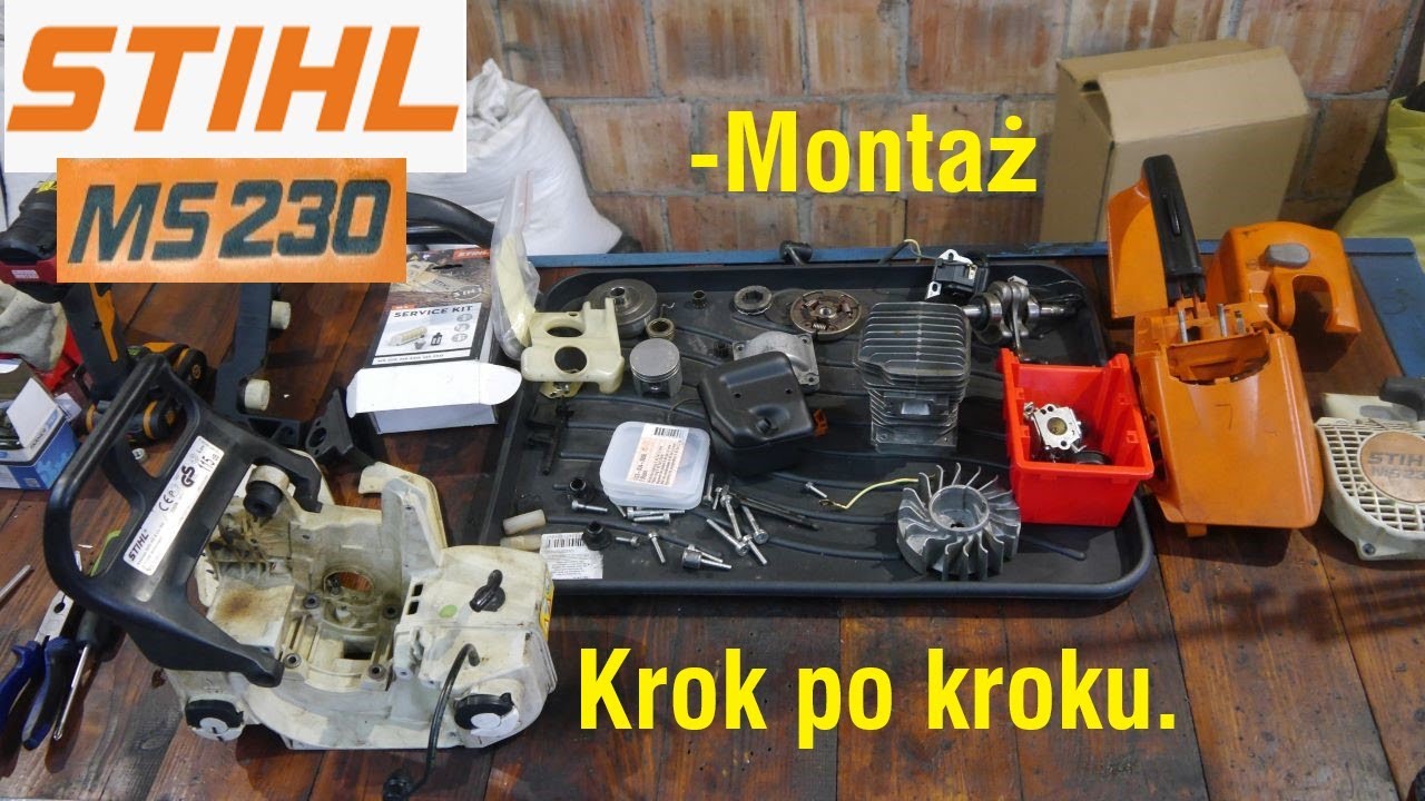 #rpgarażowo. Stihl Ms 230. Montaż krok po kroku. Na co zwrócić uwagę.