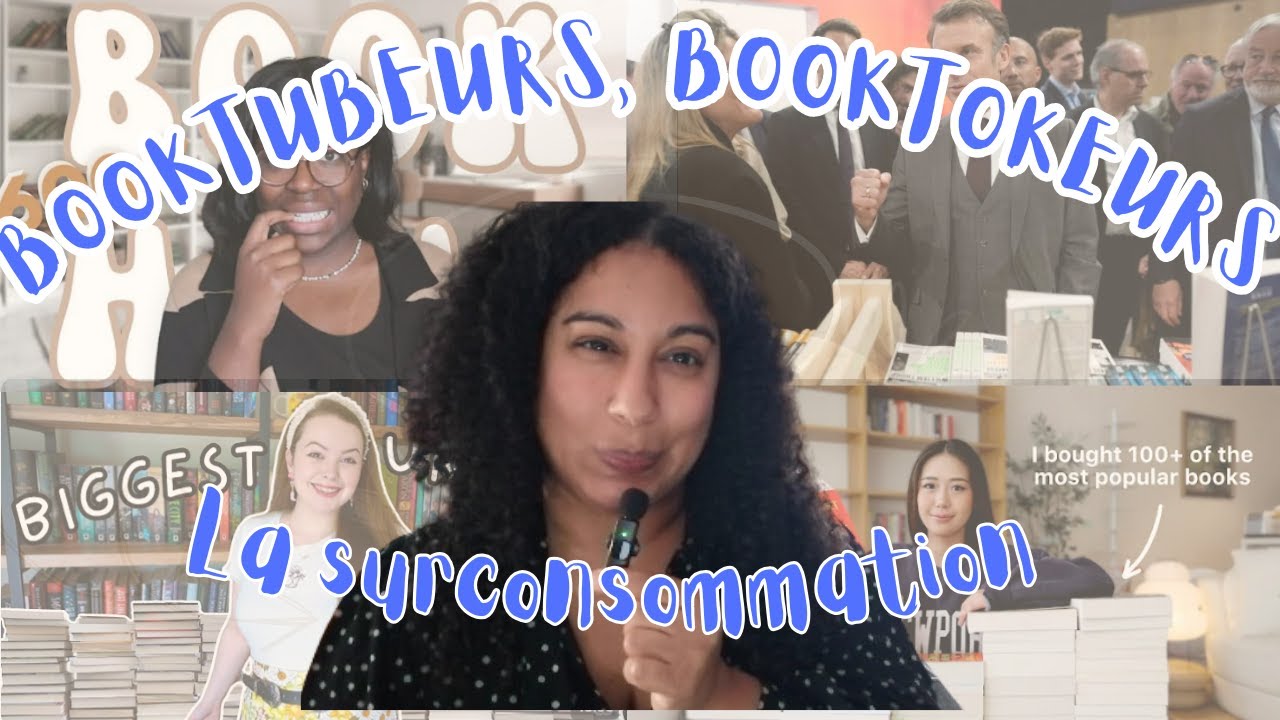 Booktokeurs, booktubers et la surconsommation de livres - Emmanuel Macron au salon du livre