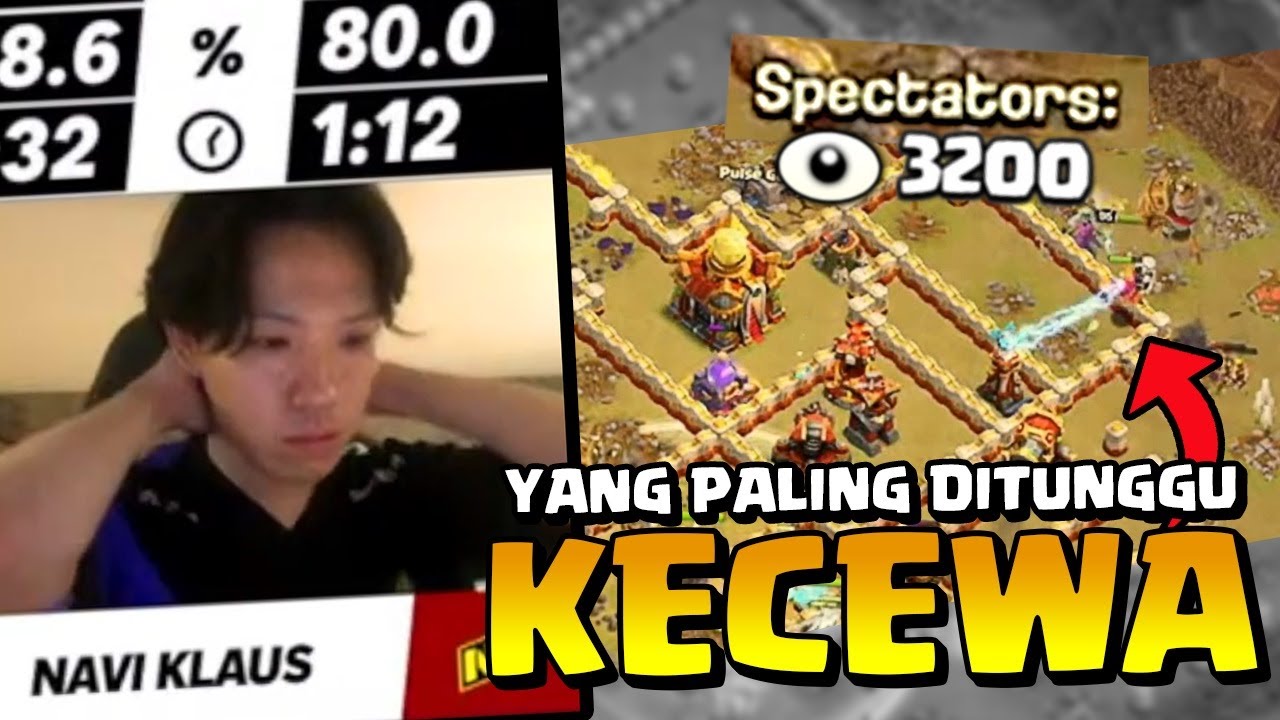 DITONTON 3000 ORANG LANGSUNG! Si Jenius CoC Ini Malah Bikin Kecewa