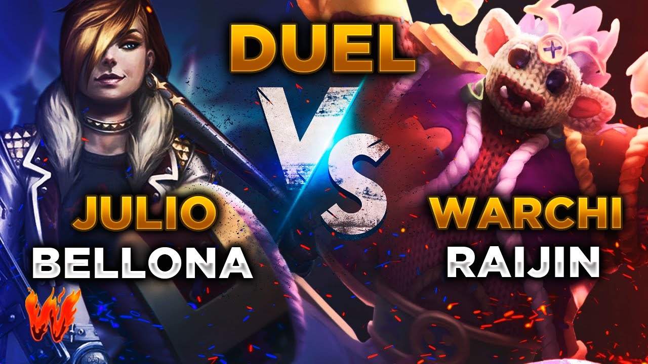 RAIJIN, APLICANDO LA WARCHIBUILD ft. Julio - Warchi - Smite Duels Random Pick