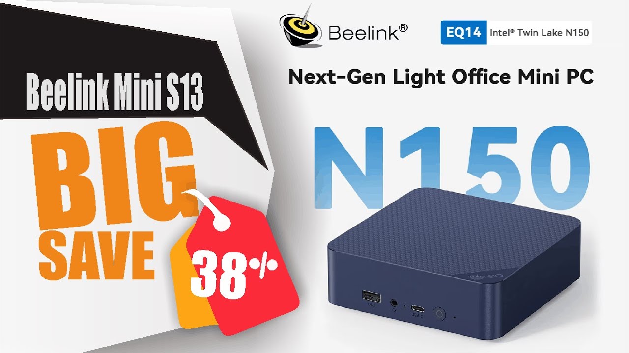 Beelink Mini S13 Intel Twin Lake N150 S12 Pro N100 16G 500G Mini S 11th N5095 DDR4 8GB 128GB