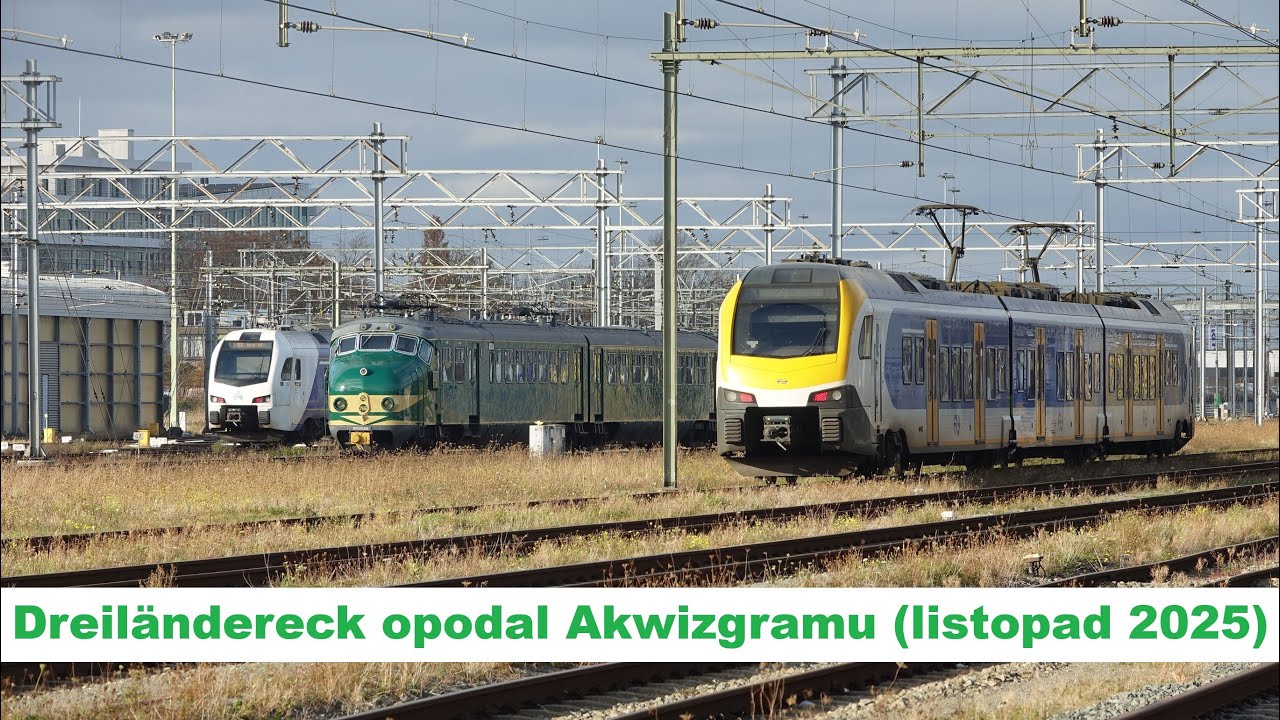 Przy torach: Dreiländereck opodal Akwizgramu (listopad 2025)