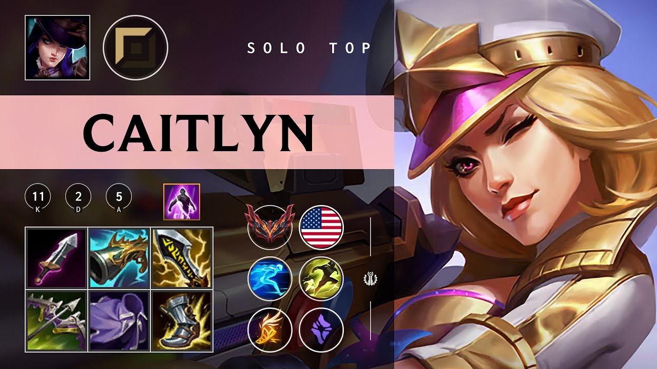 Caitlyn Top vs Tristana - NA Grandmaster Patch 26.01