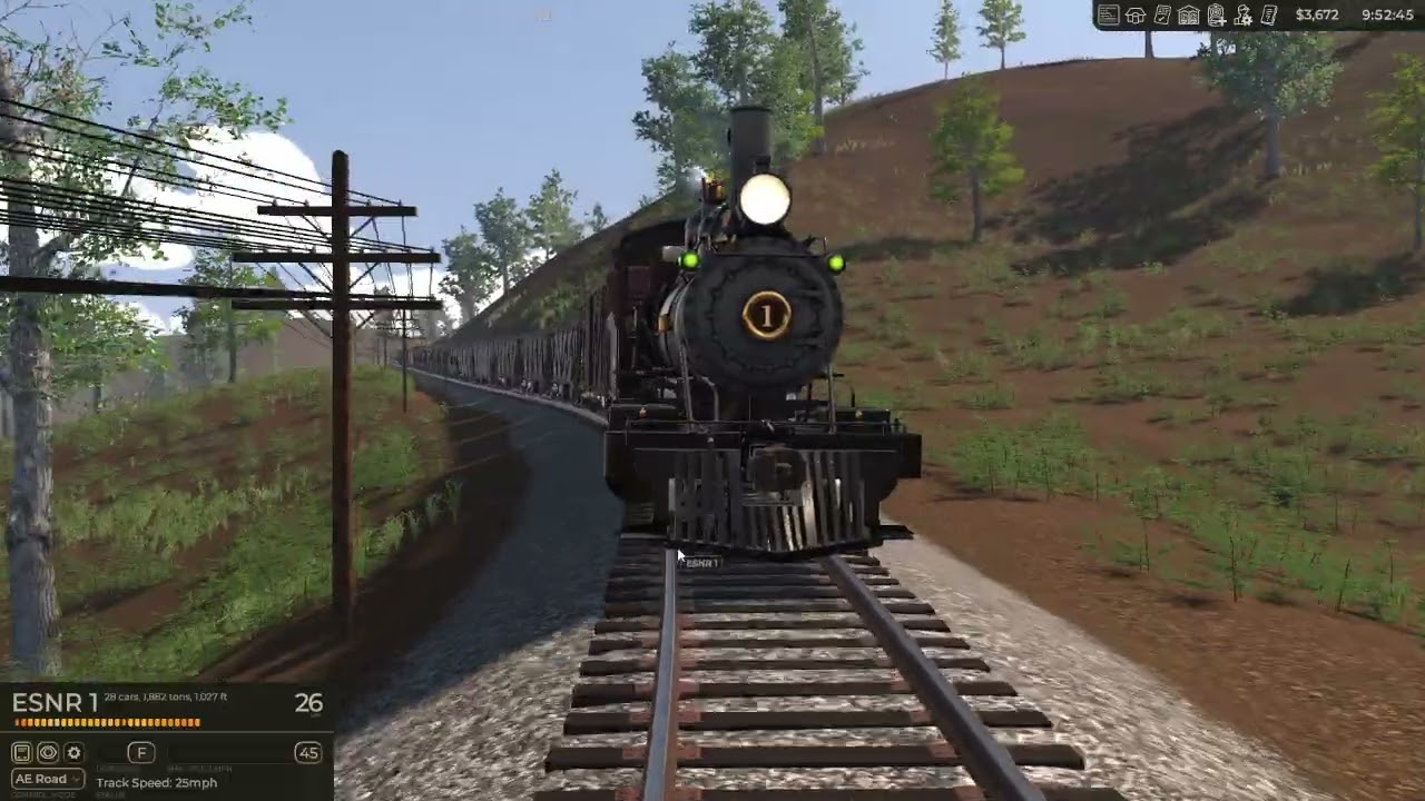 Huge Coal Load that took ALL of my engines to get to the interchange! (A quick Ep. 8 of Railroader)