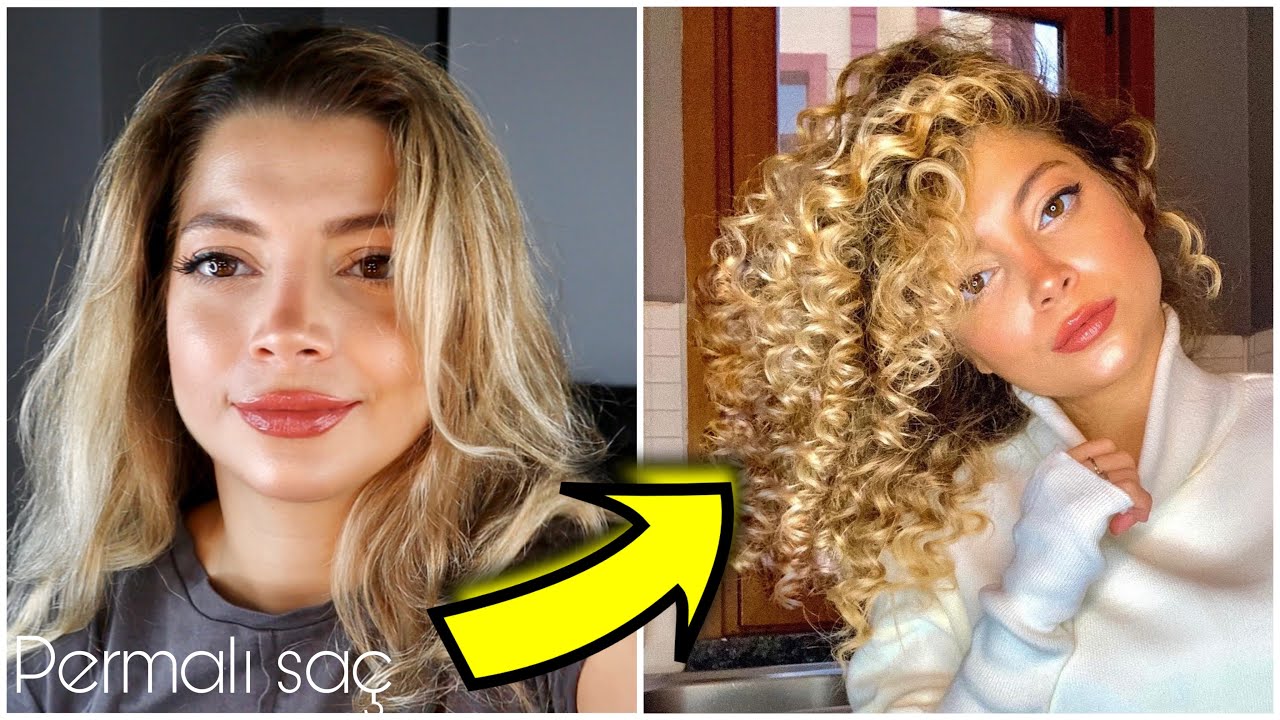 15 DK MARILYN MONROE SAÇI YAPIYORUM ( PERMA KIVIRCIK ) BÜŞRA PEKTAŞ 2021