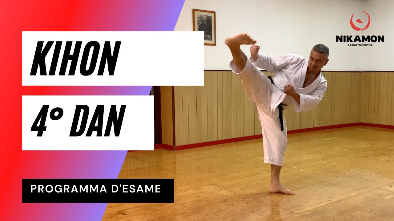 Kihon 4&deg; dan - Programma d'esame FIKTA - M&deg;Alessandro Cardinale