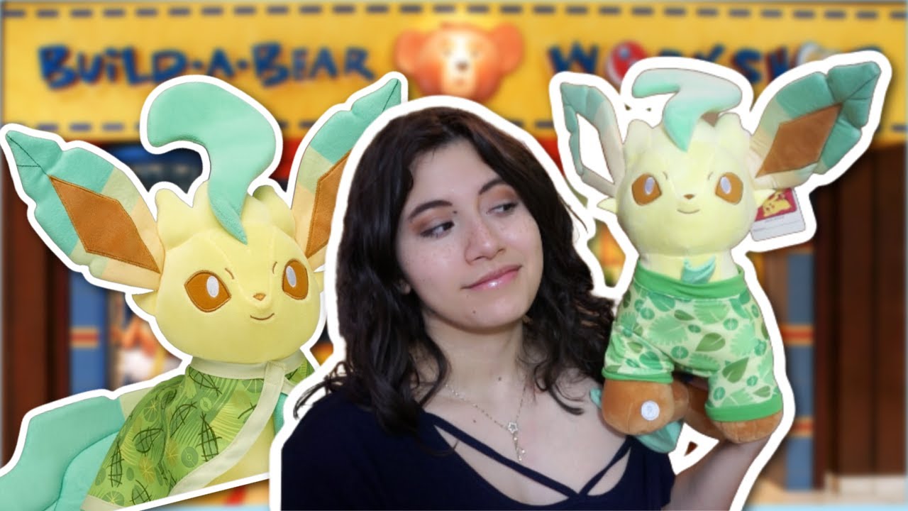 Pokemon Build a Bear Leafeon Review & Unboxing