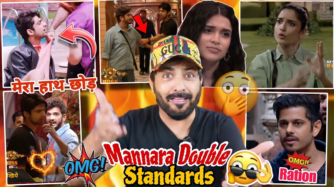 #BIGGBOSS17 : PAPA MUNAWAR OR UNKE RISTE ANKITA MANNARA ABHISHEK ISHA MANNARA DOUBLE STANDARDS NEIL🫣