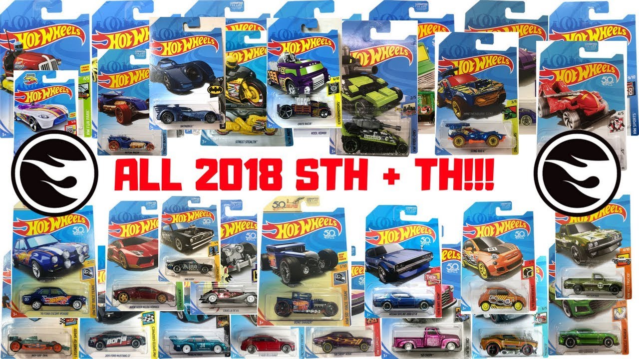 Hot Wheels 2018 Super Treasure Hunt + Treasure Hunt List!!! 13+