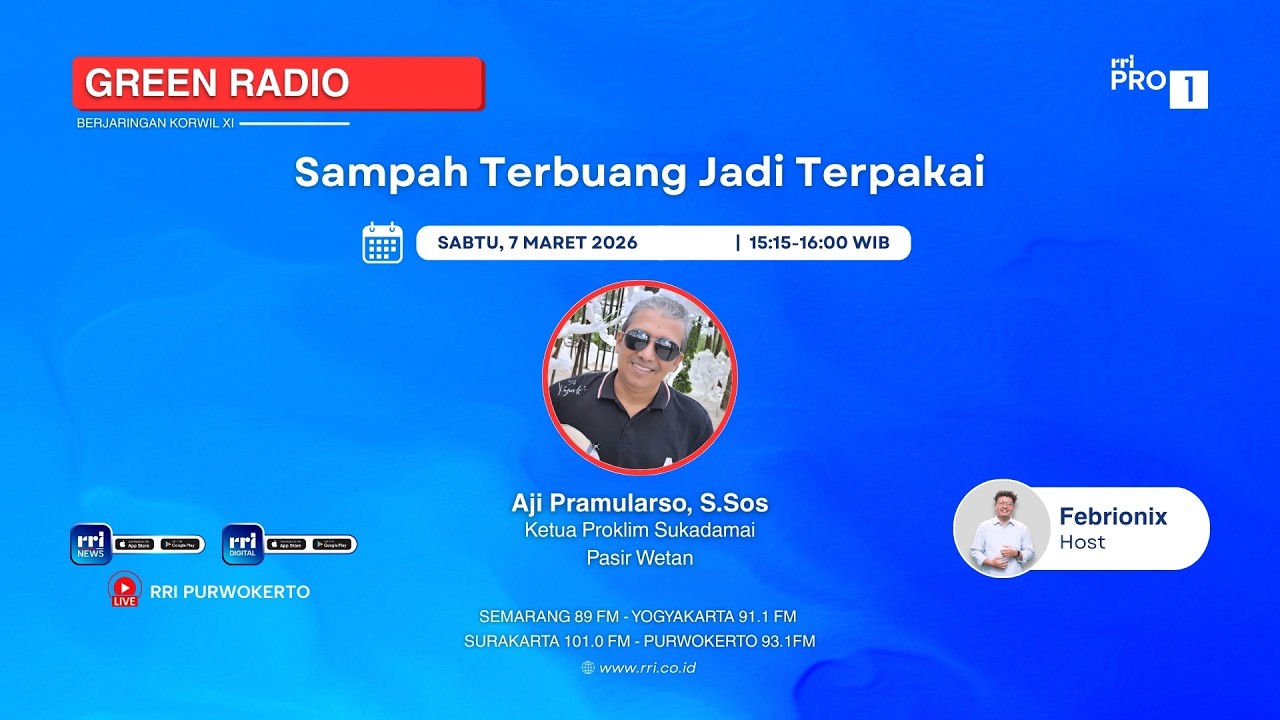 SAMPAH TERBUANG JADI TERPAKAI | GREEN RADIO