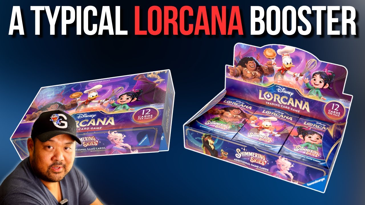 A Typical Lorcana Booster Opening! Shimmering Skies Booster Review