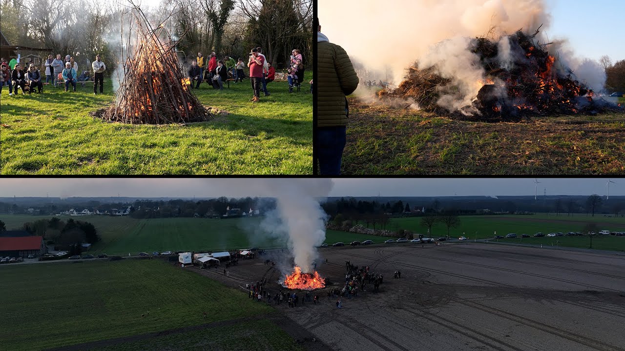 Osterfeuer Schermbeck, Gahlen und Bricht
