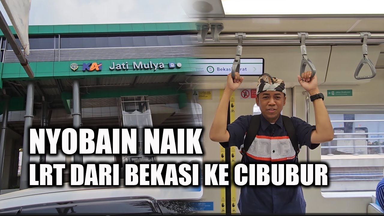 NYOBAIN NAIK LRT LINE BEKASI KE CIBUBUR GAAESSSS...