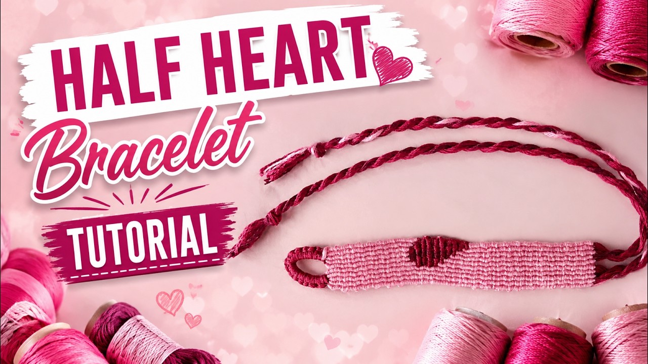 #bracelet #71021 #heartbracelet #diy #art #craft #gift #braceletbook #halfheart #machine #tutorial