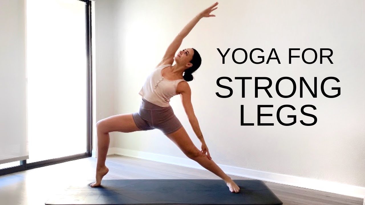 Intermediate Yoga For Strong & Toned Legs | 17-Minute Vinyasa Practice