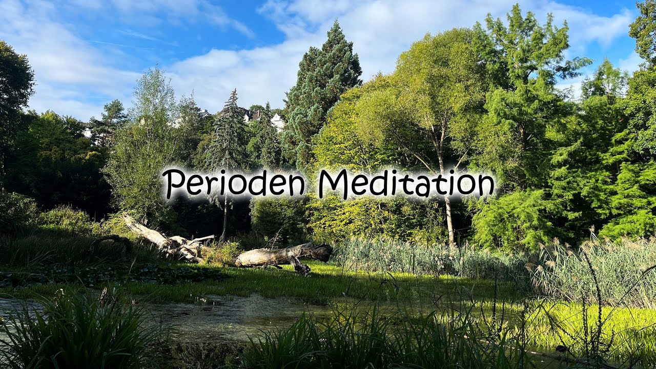 Meditation für die Menstruation, fließe in deinem weiblichen Zyklus, Perioden Meditation