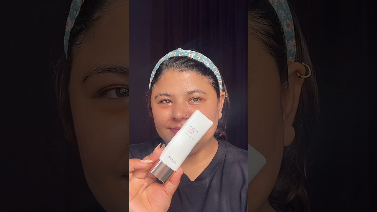 Heimish cosmetics artless glow base #makeupby_asmita_ #heimish #artless #shortvideo #kbeauty