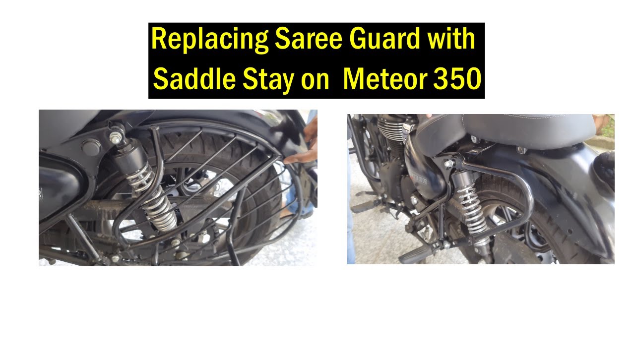 Replacing Saree guard with Saddle Stay on Meteor 350 !! (MUST WATCH)