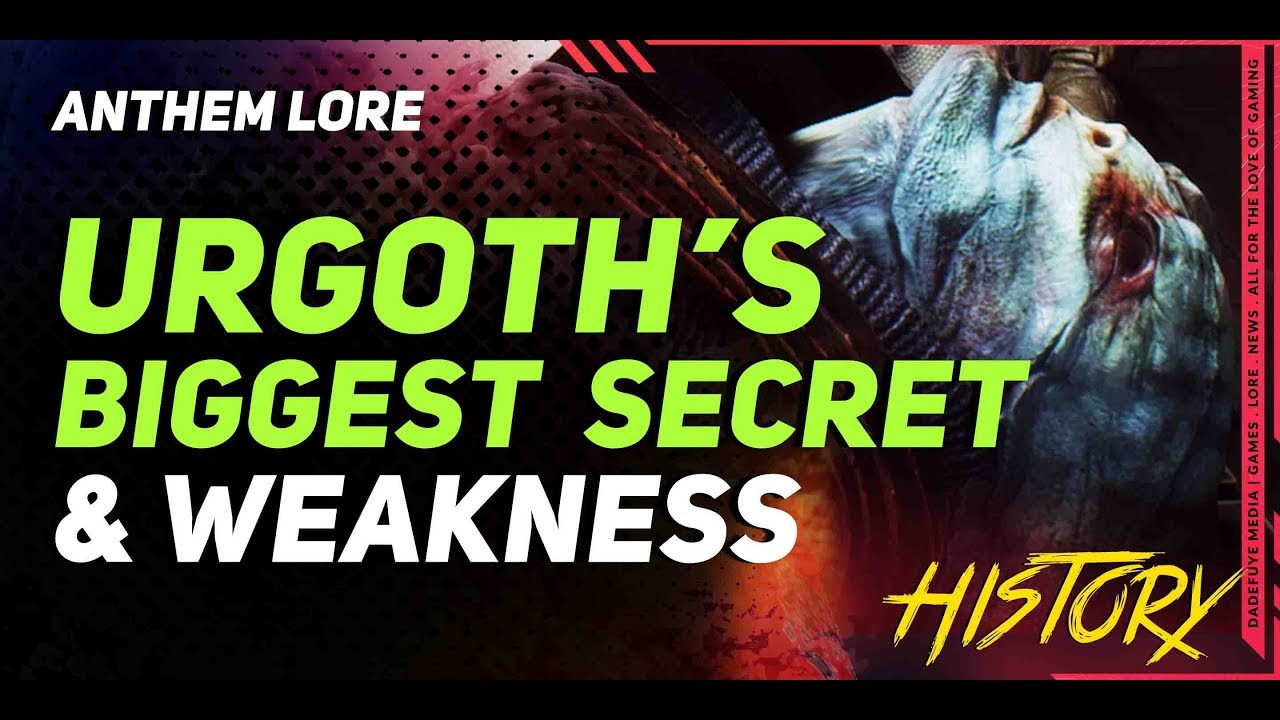 Anthem Lore \\ The Urgoth's Greatest Secret