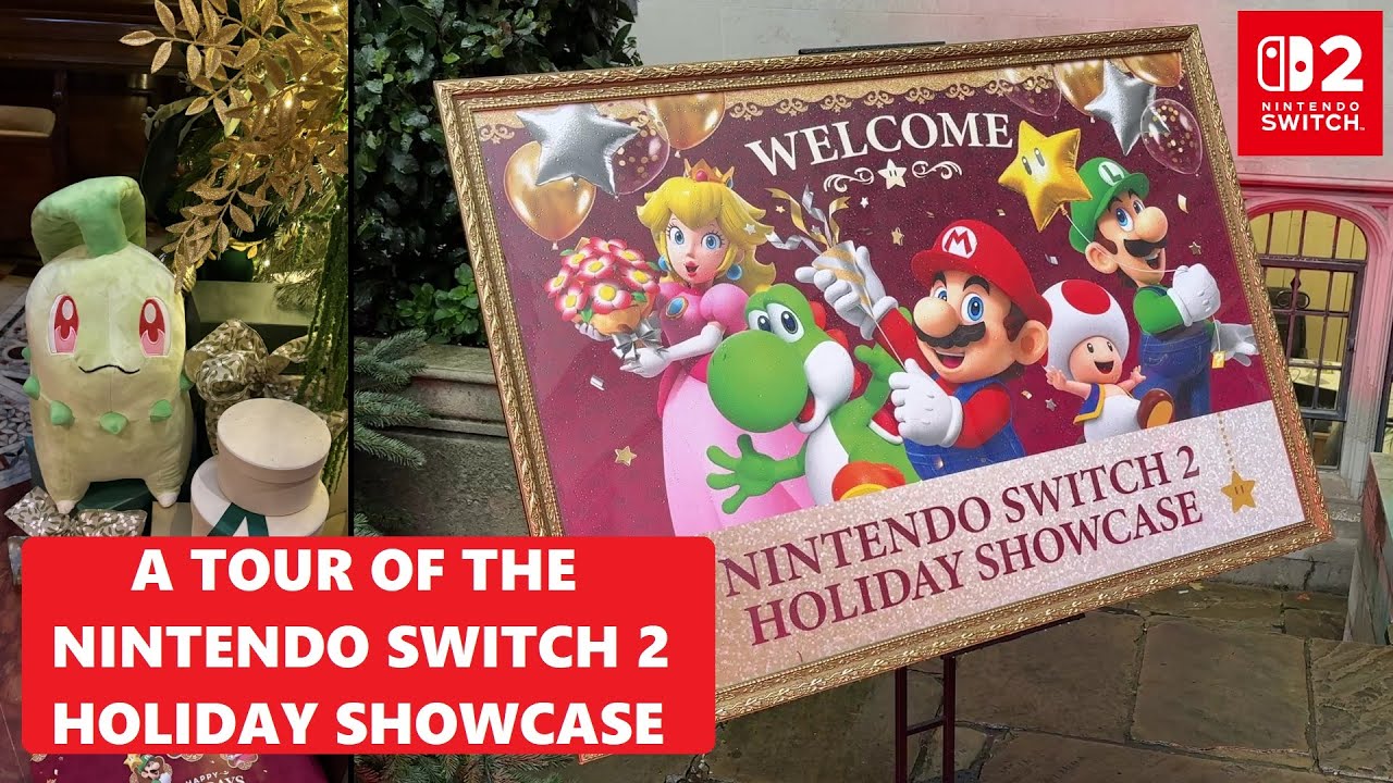 Экскурсия по мероприятию Nintendo Switch 2 Holiday Showcase в Лондоне #nintendoswitch2 #Invite