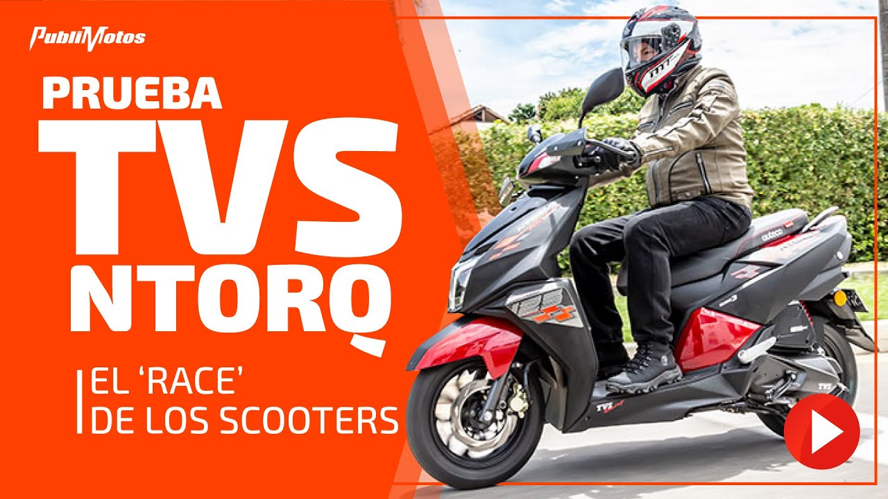 🚨 Prueba TVS NTORQ 🚦 El ‘Race’ de los scooters