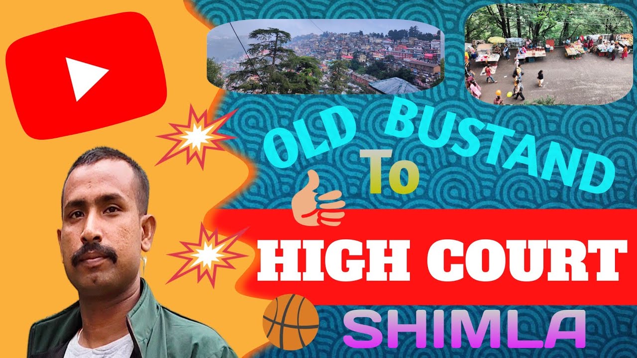 Old Bustand to High Court In Shimla&hearts;️ Shimla Old Bustand Thaka High Court Jayour Rasta #shimlaridge