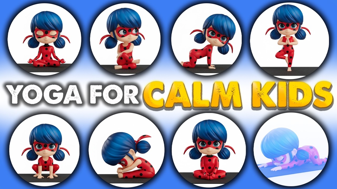 Calm Kids Fast 🌙 Gentle Yoga to Relax Your Child