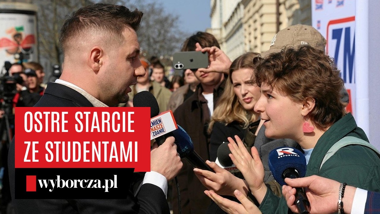 Jaki i Bocheński naśladują Charliego Kirka. Ostre starcie ze studentami UW