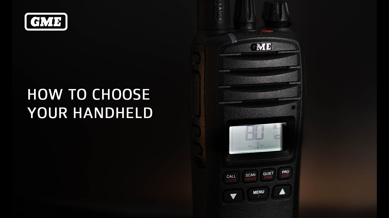 How to choose your handheld | GME