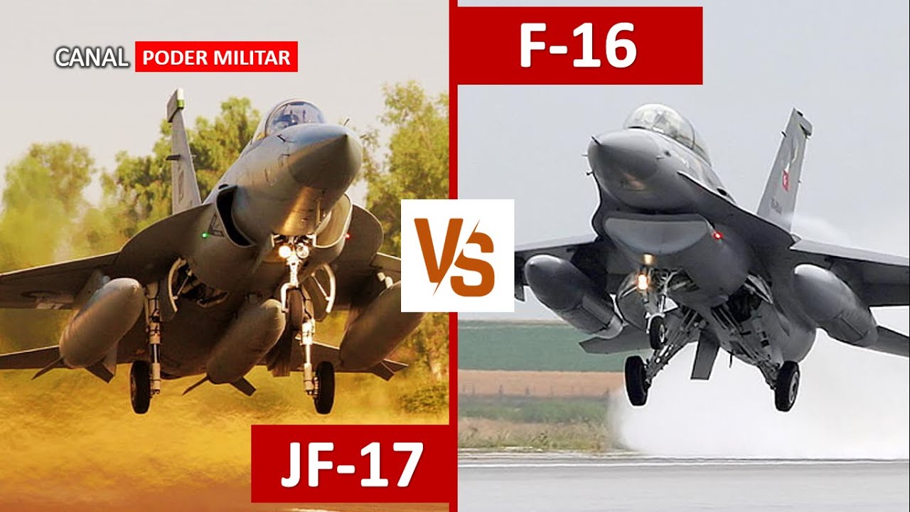 JF-17 block 3 vs F-16 - Comparación