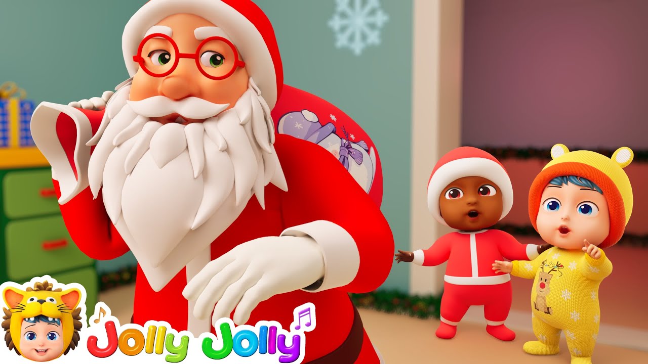 Santa Claus in My House 🎅🏻 | Jingle Bells A-B-C, We Wish You a Merry Christmas + More | Jolly Jolly
