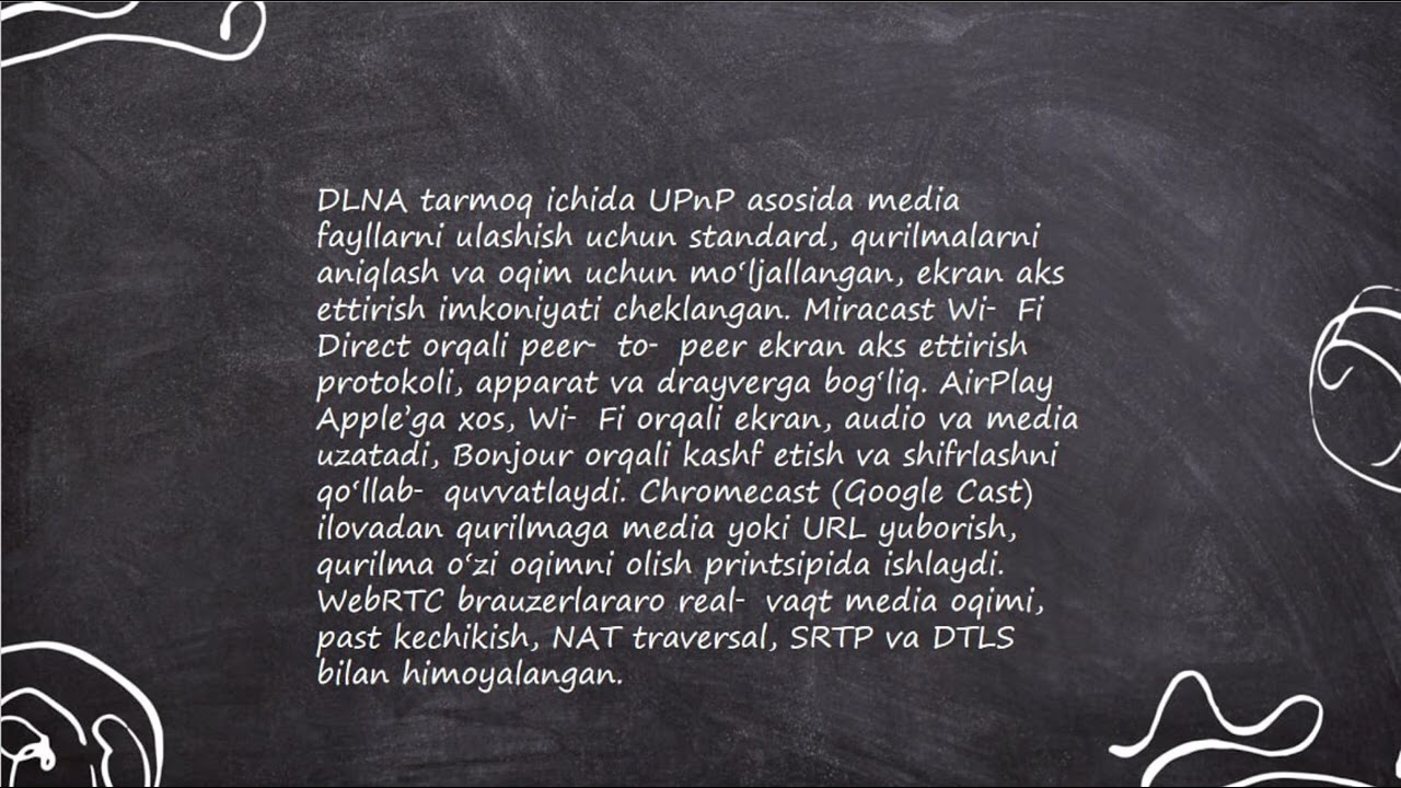 4-mustaqil ish Tarmoqlararo ekran texnologiyasi.