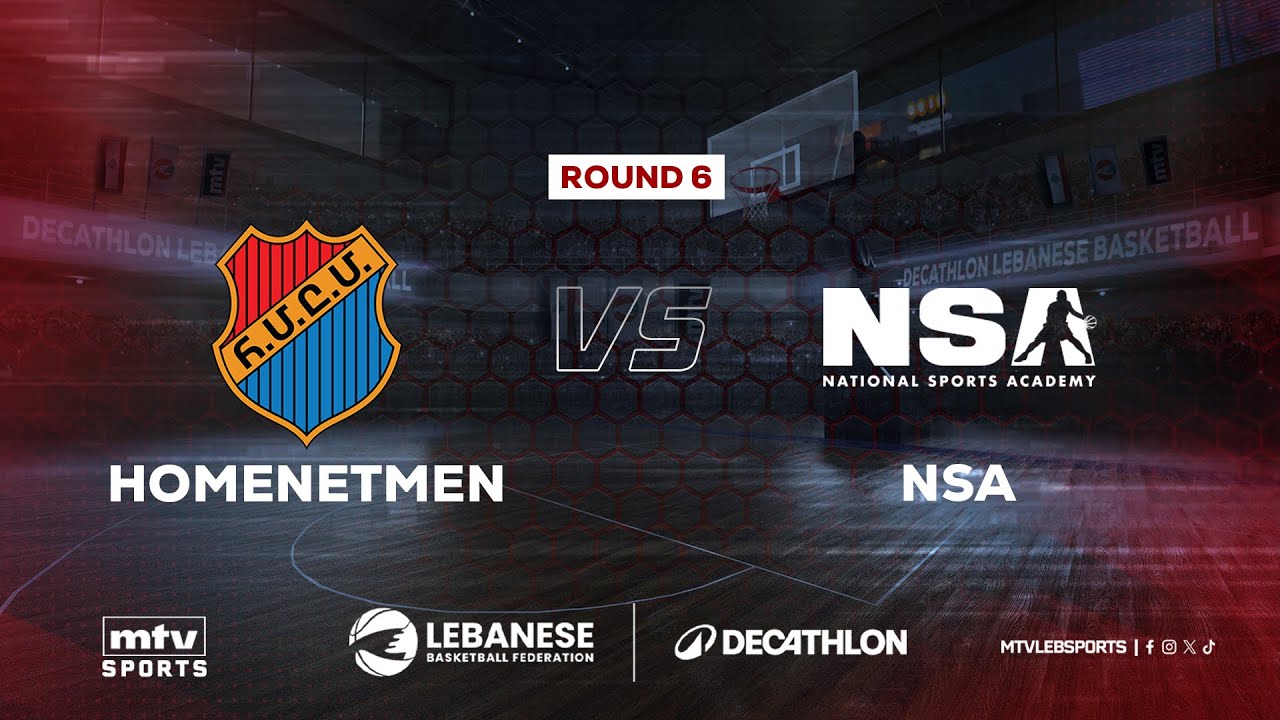 Decathlon Lebanese Basketball Championship | Round 6 - Homenetmen&nbsp;vs NSA