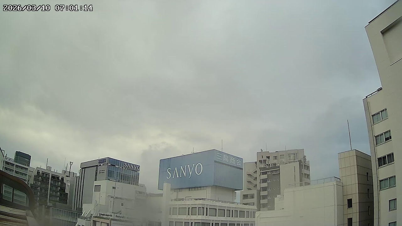 東京都新宿区本塩町お天気ライブカメラ Tokyo Shinjuku Live camera.world.cam