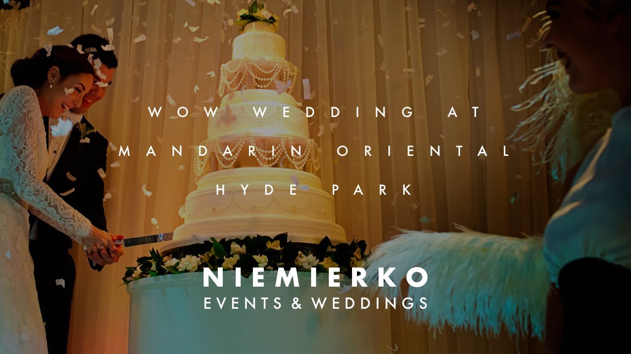 Mandarin Oriental Hotel Hyde Park wedding video.  By Niemierko wedding planners