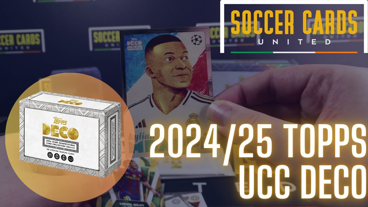 Is The Extra Parallel Worth It? | 2024-25 Topps Deco UEFA Club Competitions Box Opening and Review.