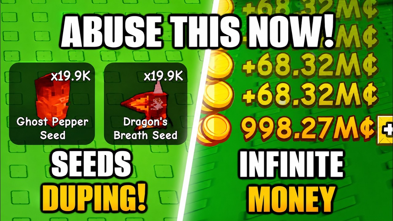 (DUPING!) 5 INSANE Game Breaking GLITCH in Grow a Garden 2 Roblox