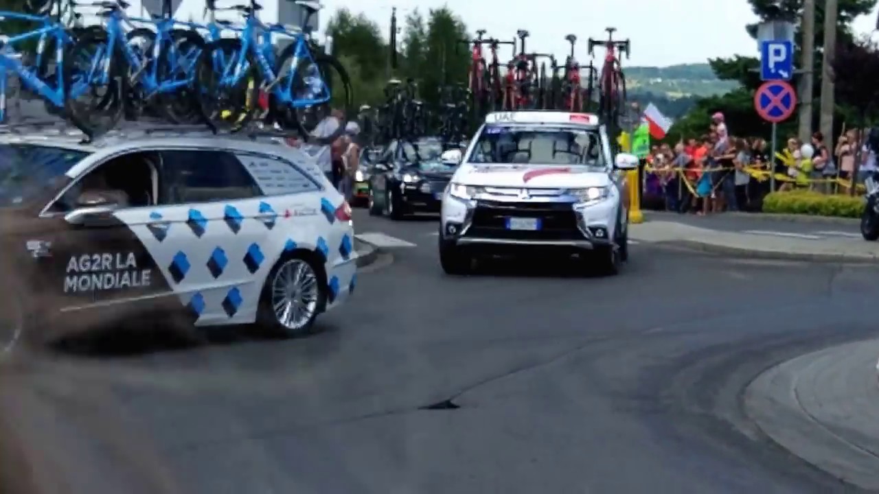 PELETON Tour de Pologne 2017 (1 etap) Świątniki G&oacute;rne przejazd kolarzy