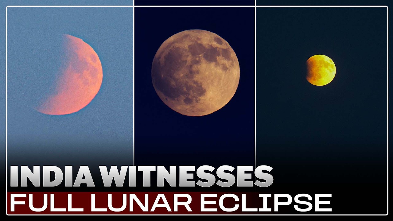 WATCH LIVE: India witnesses full lunar eclipse | Blood moon