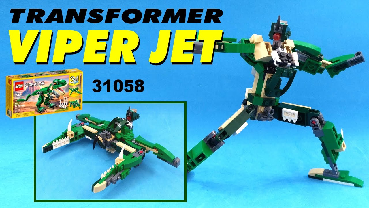 Let's build Transformer Viper Jet from LEGO Creator 31058: Mighty Dinosaurs