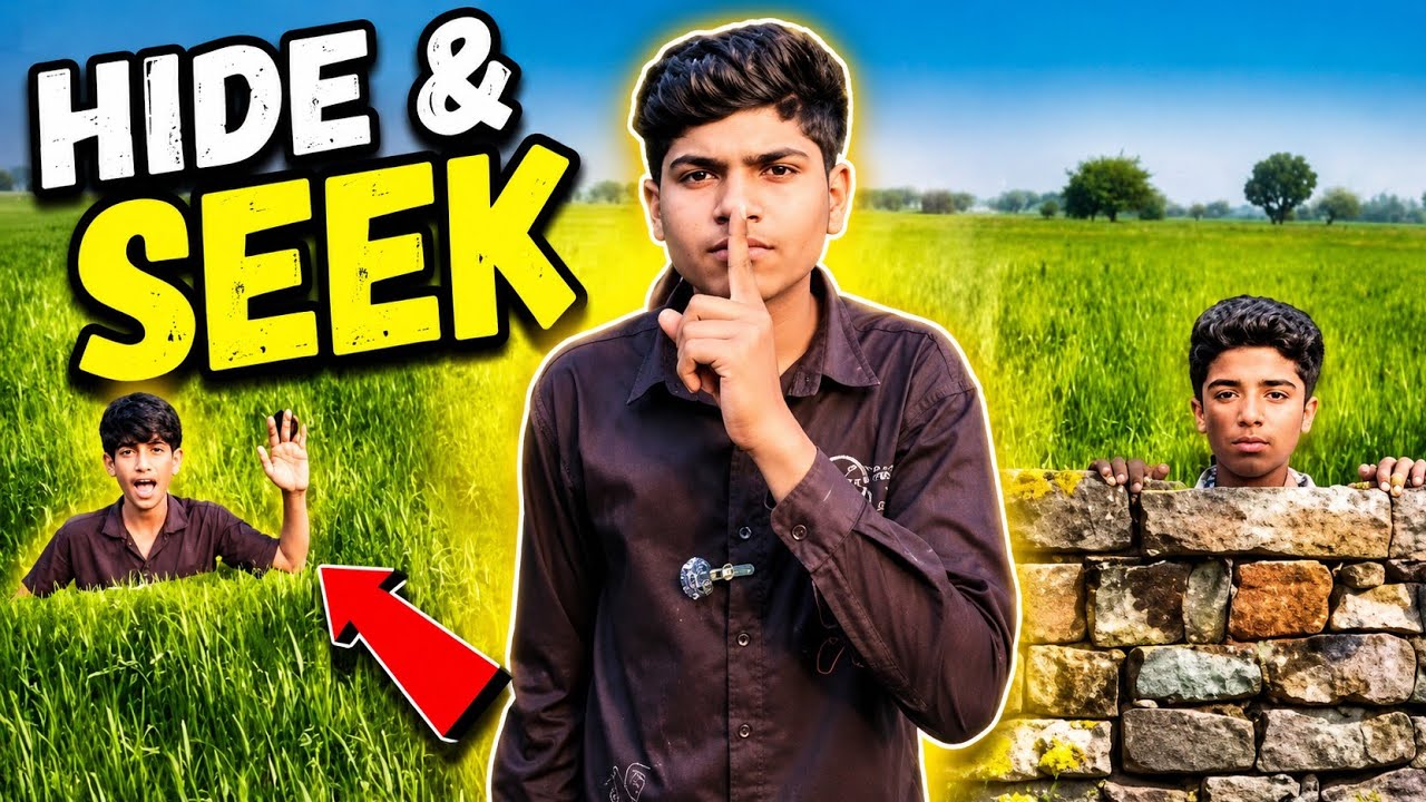 Extreme Hide & Seek Challenge in farm