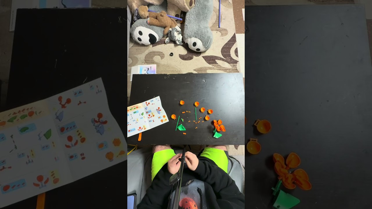 The brick tech flower set 