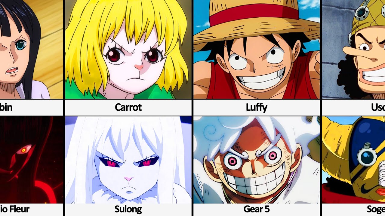 Characters and their Forms/Modes in One Piece