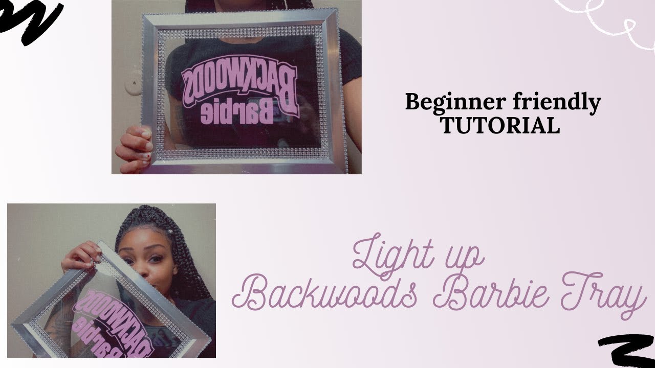 DIY : How to make a LIGHT UP beauty tray