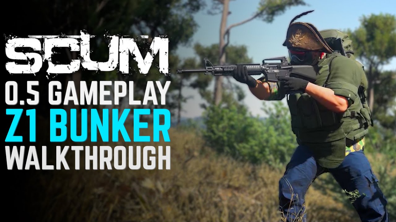 Геймплей SCUM 0.5 2021 | Является ли бункер Z1 одним из лучших мест для добычи?