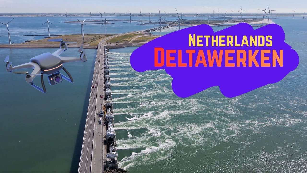 Deltaworks 🇳🇱 Drone Aerial 4K | #dronevideo #netherlands #dji