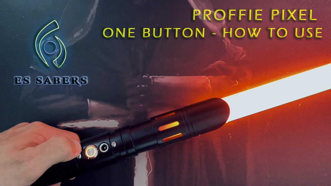 Proffie Pixel Saber &mdash; как пользоваться (инструкция по использованию одной кнопки)