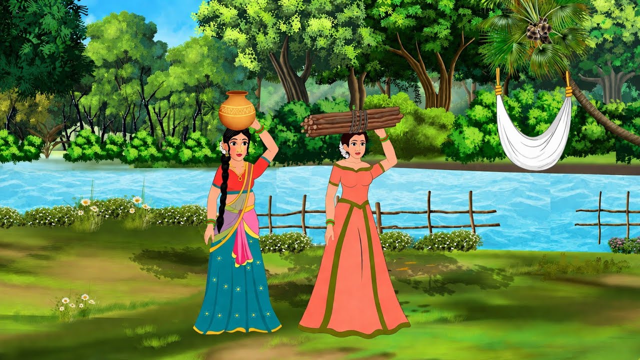 दो बहनों के भाग्य का परीक्षा | Hindi Kahani | Moral Story| Cratoon Story | Cratoon Kahaniya 