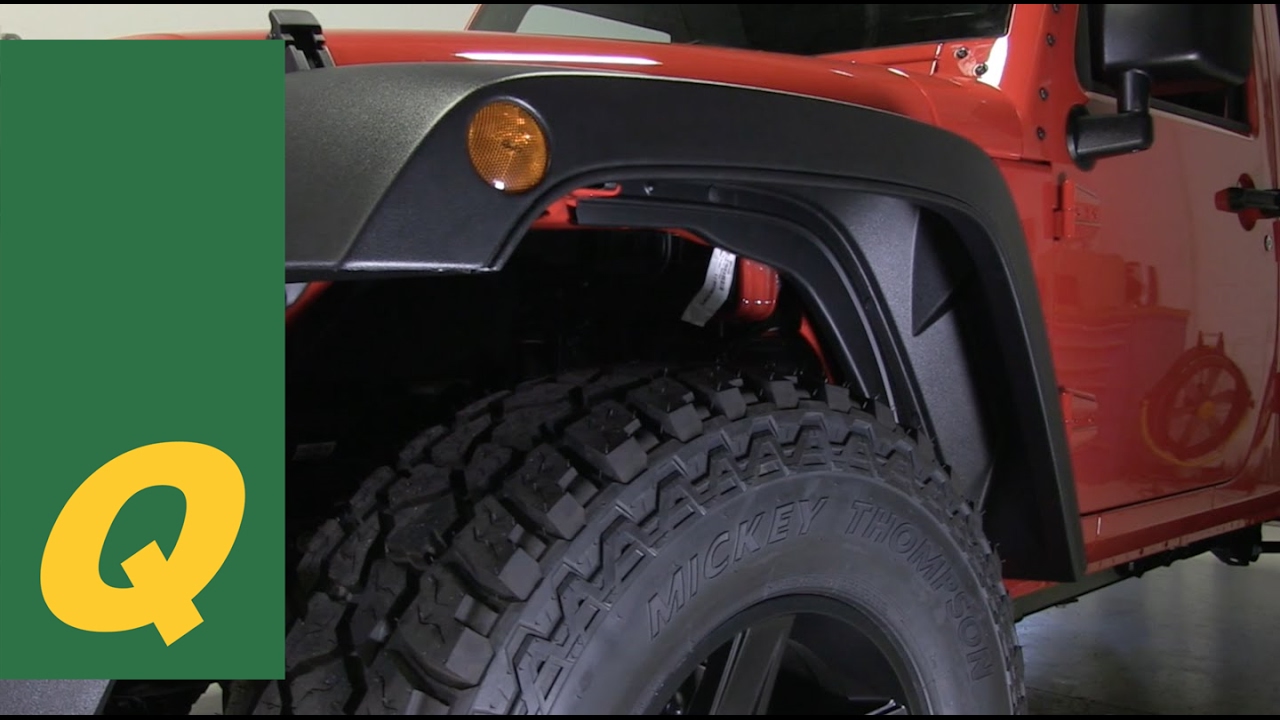 Mopar High Top Fender Flares for Jeep Wrangler JK and JKU
